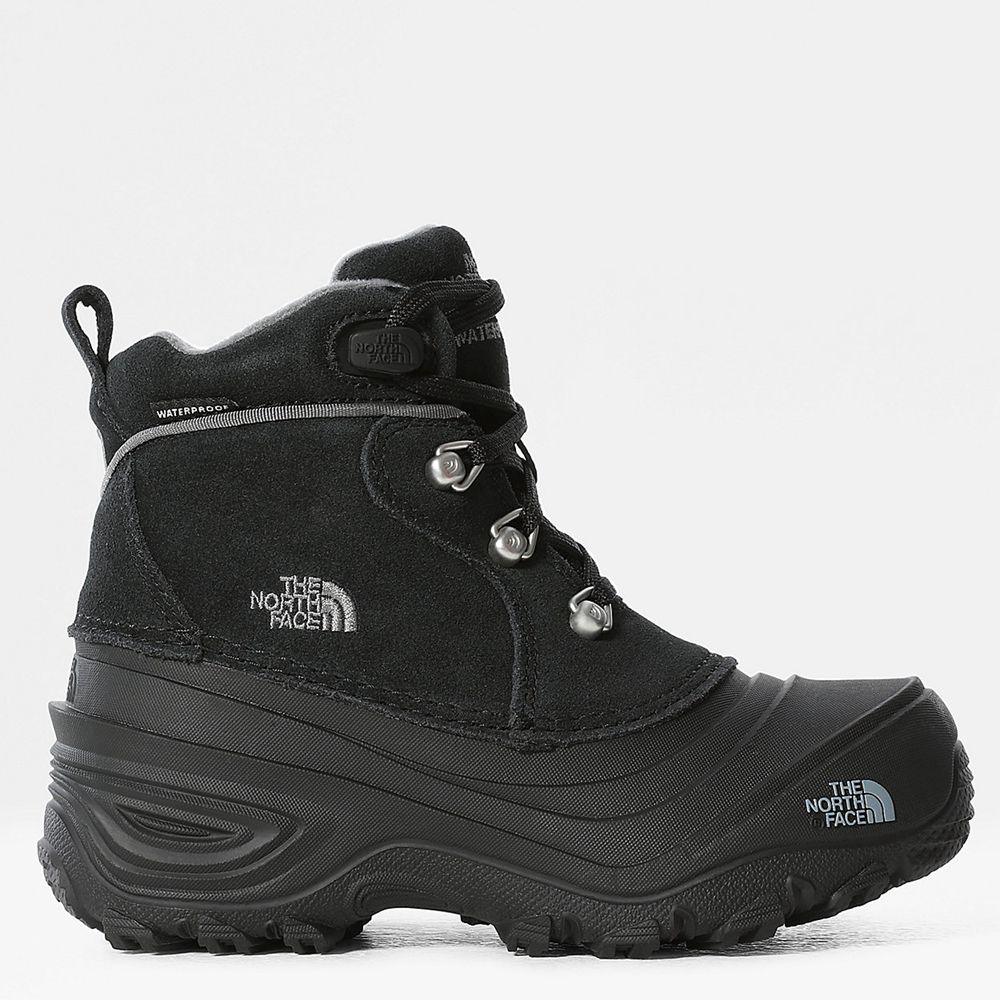 The North Face Chilkat Lace Ii Παιδικα Μπότες - Μαυρα / Γκρι (IVNT70628)